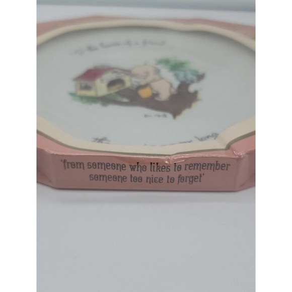 Vintage Rose O'Neill Kewpie Plate Unique Rare Bird House Friend 8" NOS Sealed - Picture 3 of 6